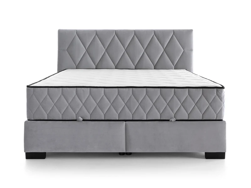 Reve Double Bed 160x200 cm – Dual 7-Zone Pocket Spring Mattresses, Storage, Fresche® Cover