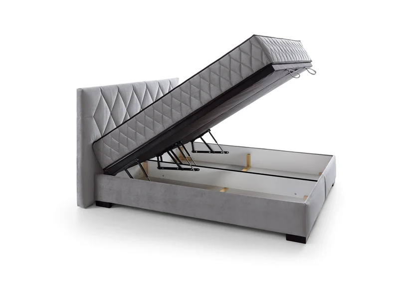 Reve Double Bed 160x200 cm – Dual 7-Zone Pocket Spring Mattresses, Storage, Fresche® Cover