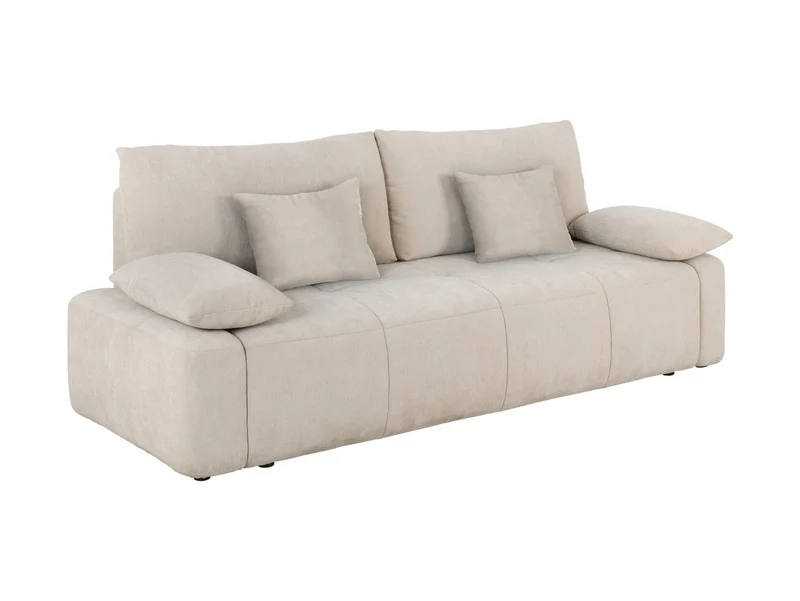 Hello 3-Seater Sofa Bed | Grey Chenille | DL Mechanism, Storage & 195x150cm Sleeping Surface | 240cm