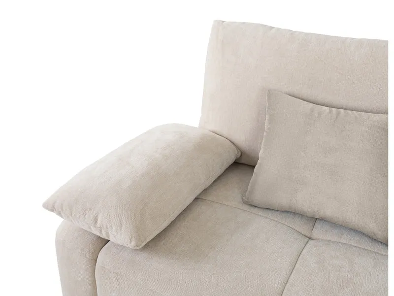 Hello 3-Seater Sofa Bed | Grey Chenille | DL Mechanism, Storage & 195x150cm Sleeping Surface | 240cm