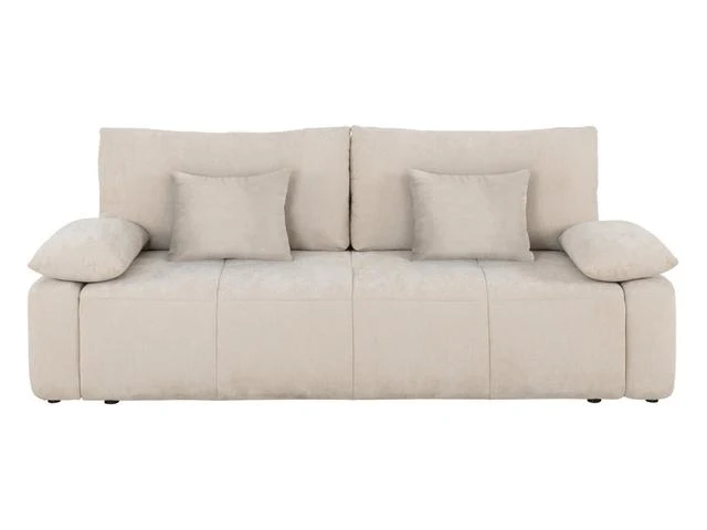 Hello 3-Seater Sofa Bed | Grey Chenille | DL Mechanism, Storage & 195x150cm Sleeping Surface | 240cm