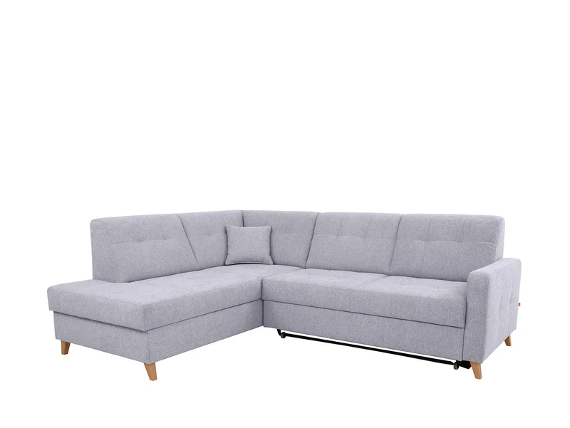 Lars Left-Hand Corner Sofa Bed | Dolphin Mechanism, Storage & 125x189cm Sleep | 232x187cm