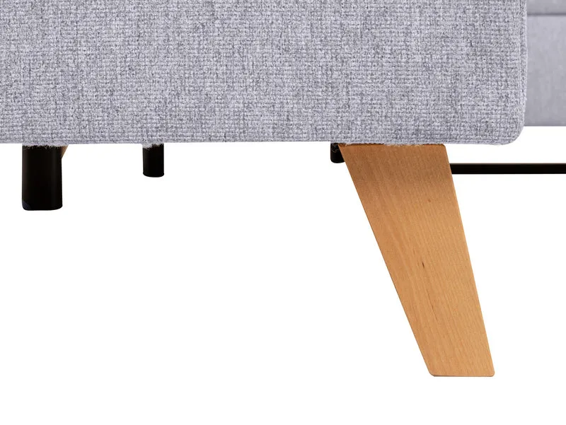 Lars Left-Hand Corner Sofa Bed | Dolphin Mechanism, Storage & 125x189cm Sleep | 232x187cm