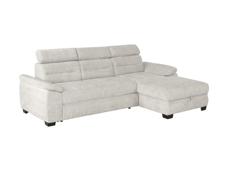 Aguda Corner Sofa Bed | Dolphin Mechanism, 3 Adjustable Headrests & Storage | 269x175cm | Cremona 04