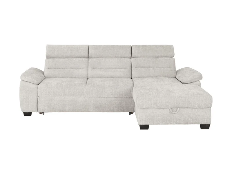 Aguda Corner Sofa Bed | Dolphin Mechanism, 3 Adjustable Headrests & Storage | 269x175cm | Cremona 04