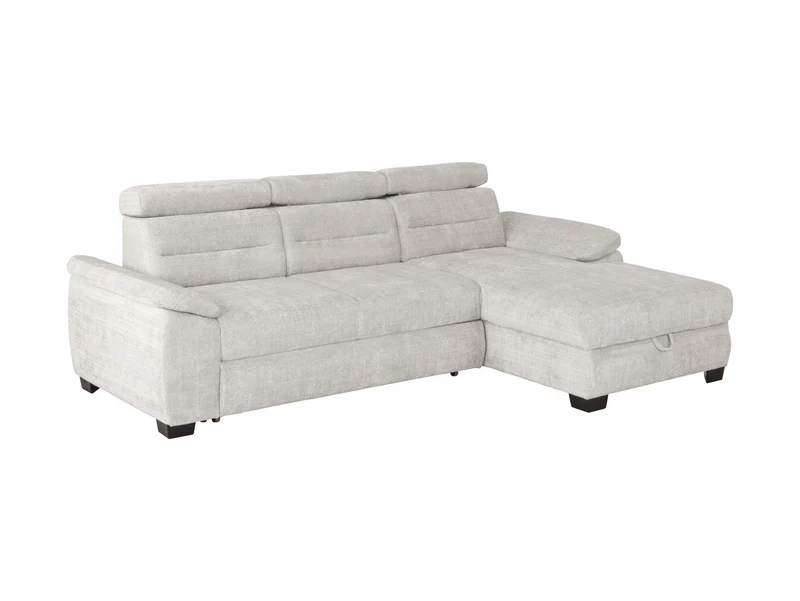 Aguda Corner Sofa Bed | Dolphin Mechanism, 3 Adjustable Headrests & Storage | 269x175cm | Cremona 04