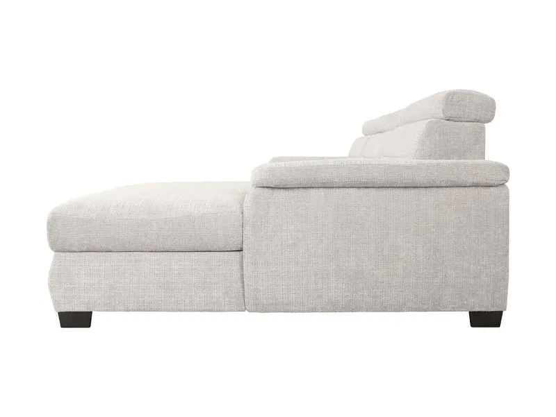 Aguda Corner Sofa Bed | Dolphin Mechanism, 3 Adjustable Headrests & Storage | 269x175cm | Cremona 04
