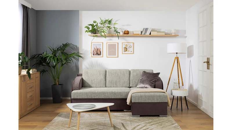 Merin Lux Corner Sofa Bed with Storage – Reversible Left/Right