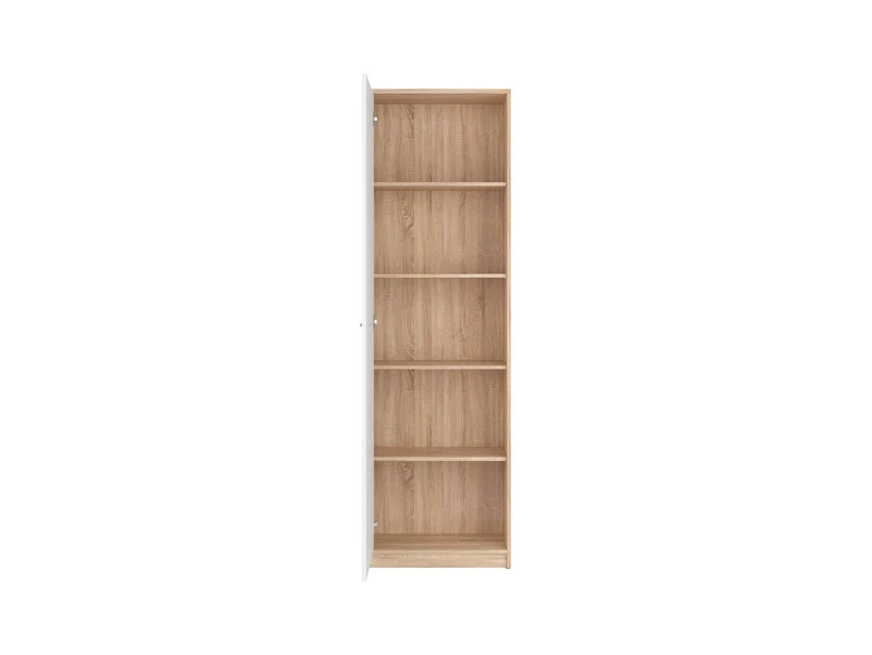 Nepo Plus Closed Bookcase 60 cm – Sonoma Oak / White