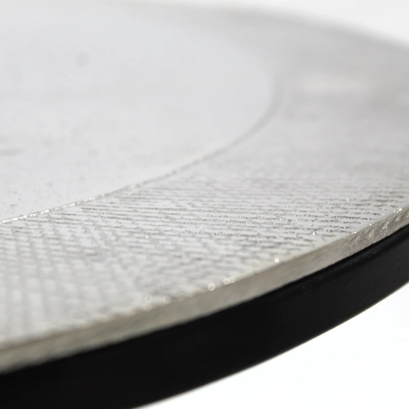 Couchtisch | "Russell"60cm mit Raw Nickel-Finish