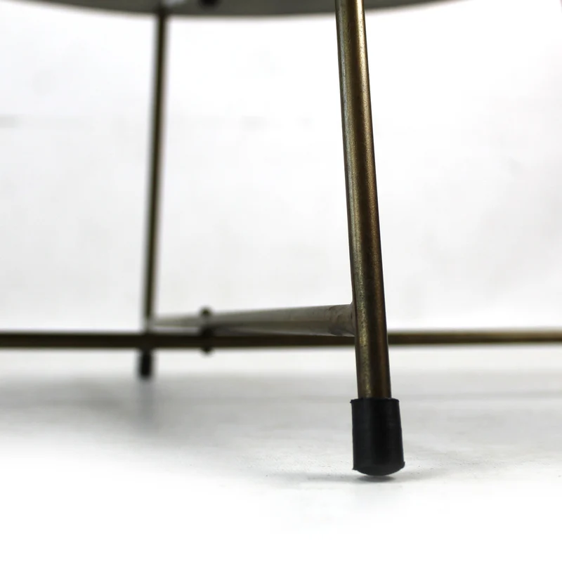 Couchtisch | "Russell" 60cm mit Brass Antique-Finish