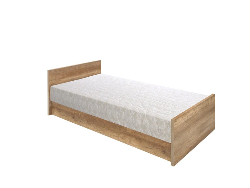 Malcolm Single Bed 90 — Youth Bedroom, Storage & Monument Oak
