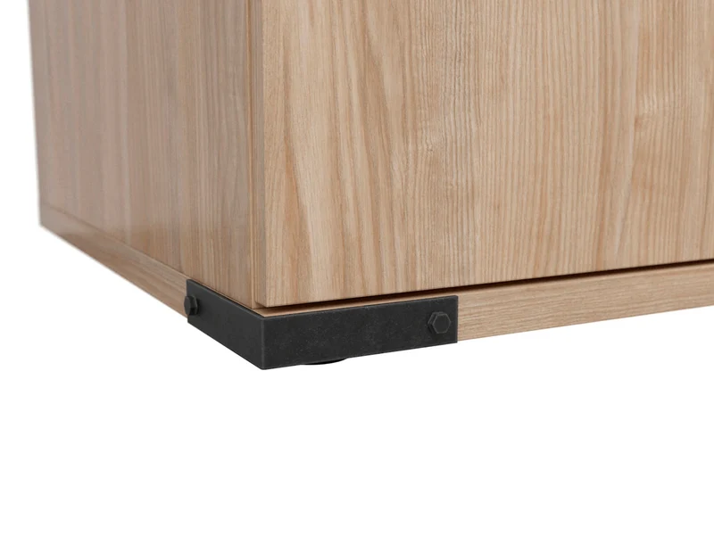 Lara Chest of Drawers — 1 Door, 3 Drawers & Open Shelf, Belarus Ash