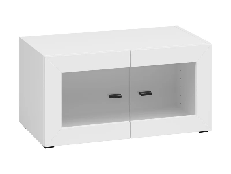 System 64 Display Cabinet 2 Doors – White, Soft-Close, Optional LED, Wall-Mount or Floor-Standing