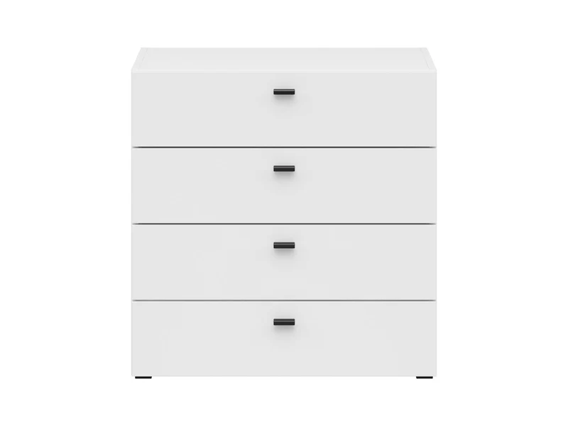 System 64 Chest of Drawers 4 Drawers – White, Soft-Close, Wall-Mount or Floor-Standing, Modular