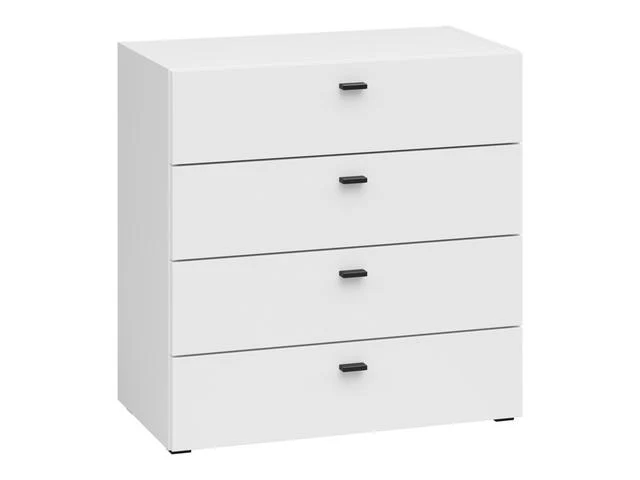 System 64 Chest of Drawers 4 Drawers – White, Soft-Close, Wall-Mount or Floor-Standing, Modular