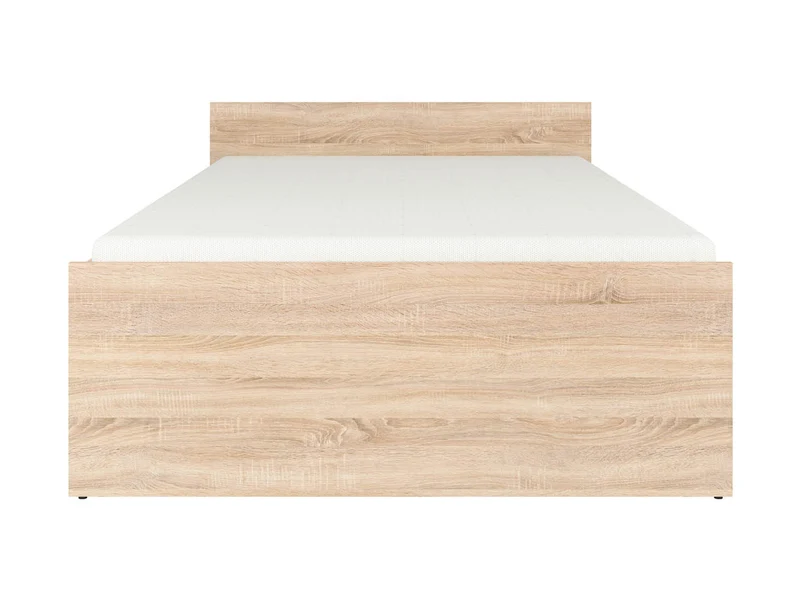 Nepo Plus Bed 120×200 cm – Sonoma Oak | Kids & Youth Room | Scratch-Resistant | Optional Under-Bed Drawer | Mattress Not Included