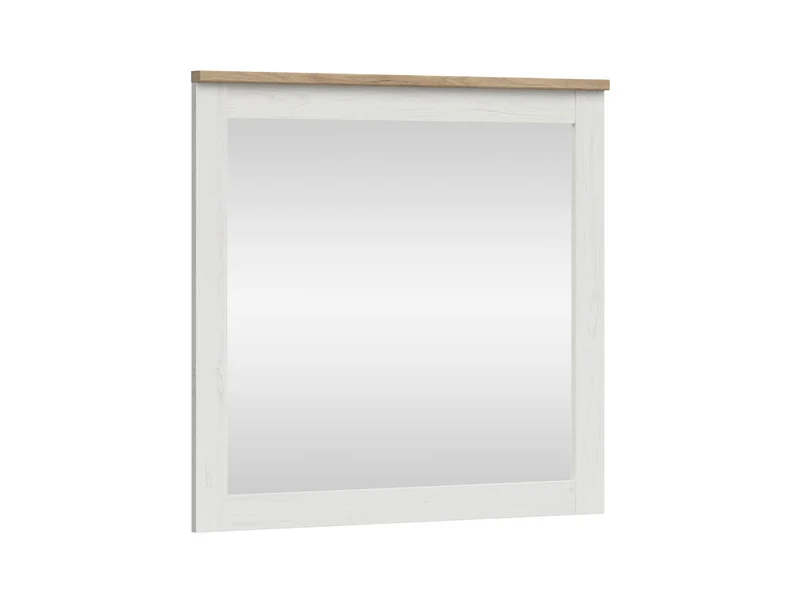 Loksa Wall Mirror | Andersen Pine White & Grandson Oak | Scandinavian | 96×90.5 cm