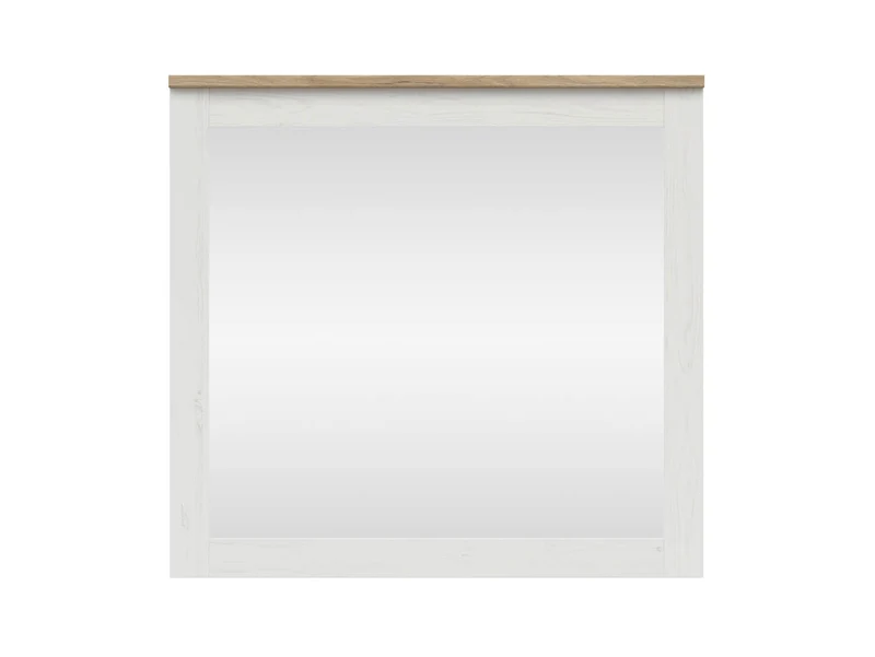 Loksa Wall Mirror | Andersen Pine White & Grandson Oak | Scandinavian | 96×90.5 cm