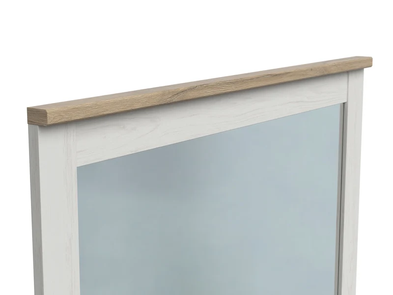 Loksa Wall Mirror | Andersen Pine White & Grandson Oak | Scandinavian | 96×90.5 cm