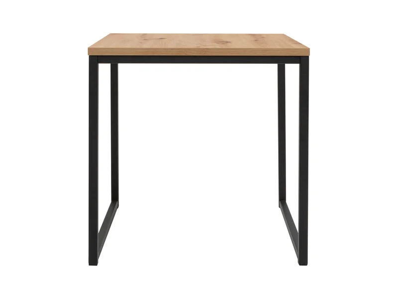 Aroz Side Table 40 | Artisan Oak | Square | Metal Frame | 40×40×40 cm | Loft Style