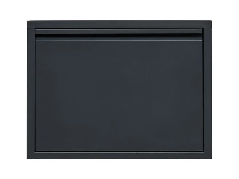 Fly 1K Metal Shoe Cabinet – 1 Compartment, Anthracite, 15 cm Deep