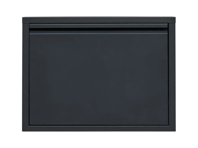 Fly 1K Metal Shoe Cabinet – 1 Compartment, Anthracite, 15 cm Deep