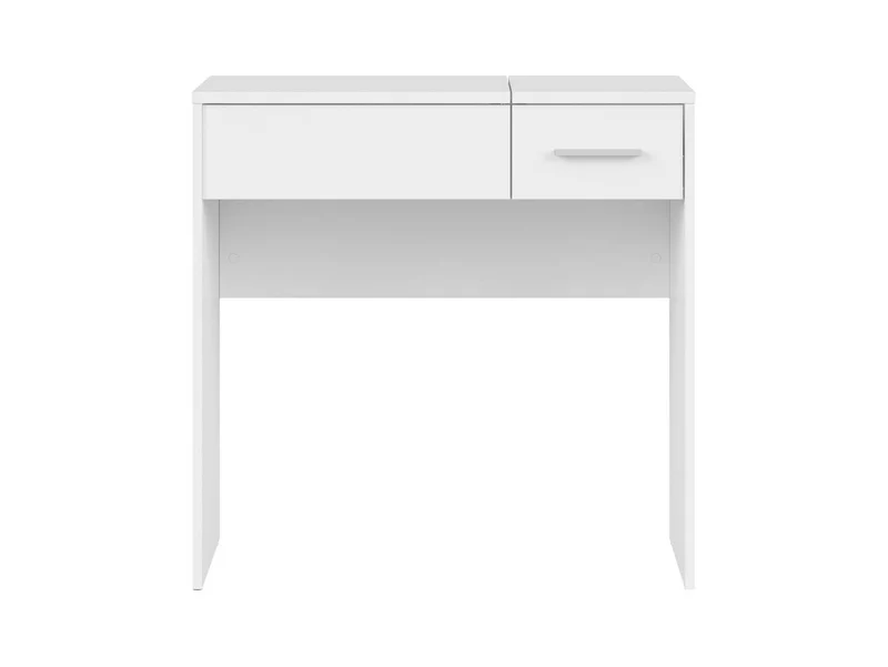 Nepo Plus Dressing Table 80 cm – White, 1 Drawer, Doubles as Desk