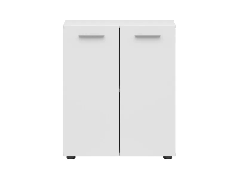 Neno Storage Cabinet 2-Door – White | Compact Multi-Room Storage