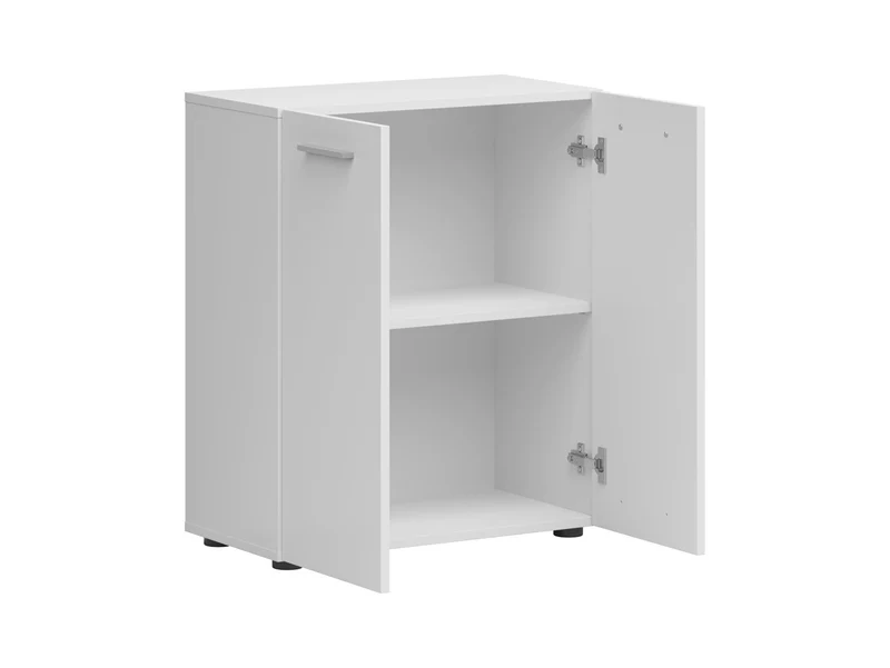 Neno Storage Cabinet 2-Door – White | Compact Multi-Room Storage