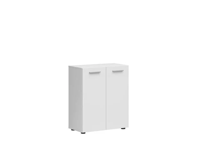 Neno Storage Cabinet 2-Door – White | Compact Multi-Room Storage
