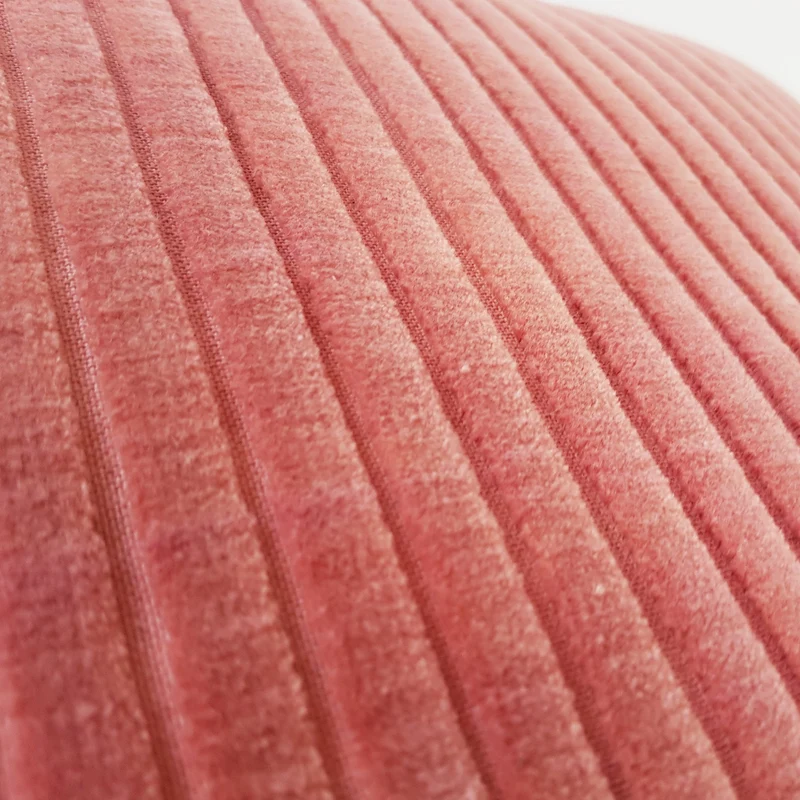Kissenhülle Velours | STRIPES Powder