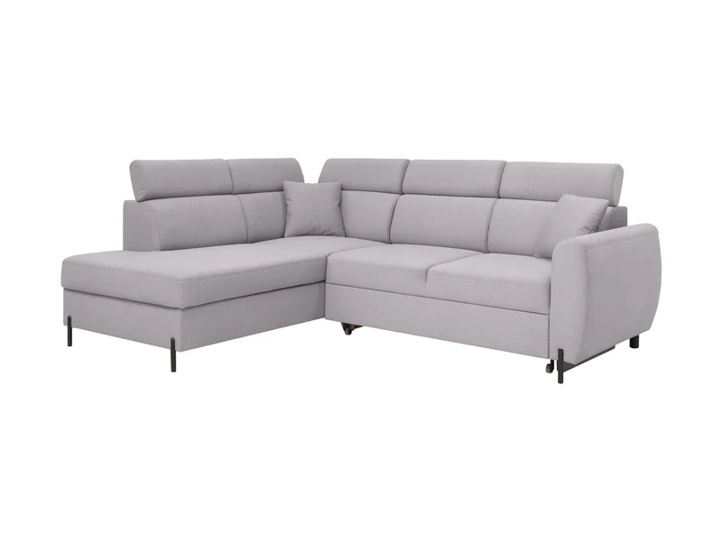 Nolio Corner Sofa Bed | Pull-Out Sleeping Function & Storage | 242x203cm | 132x192cm Sleep
