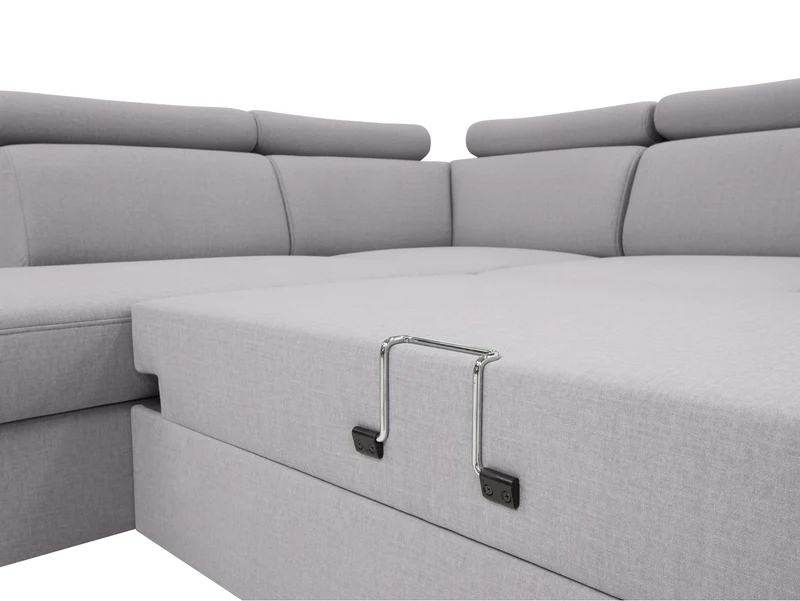 Nolio Corner Sofa Bed | Pull-Out Sleeping Function & Storage | 242x203cm | 132x192cm Sleep