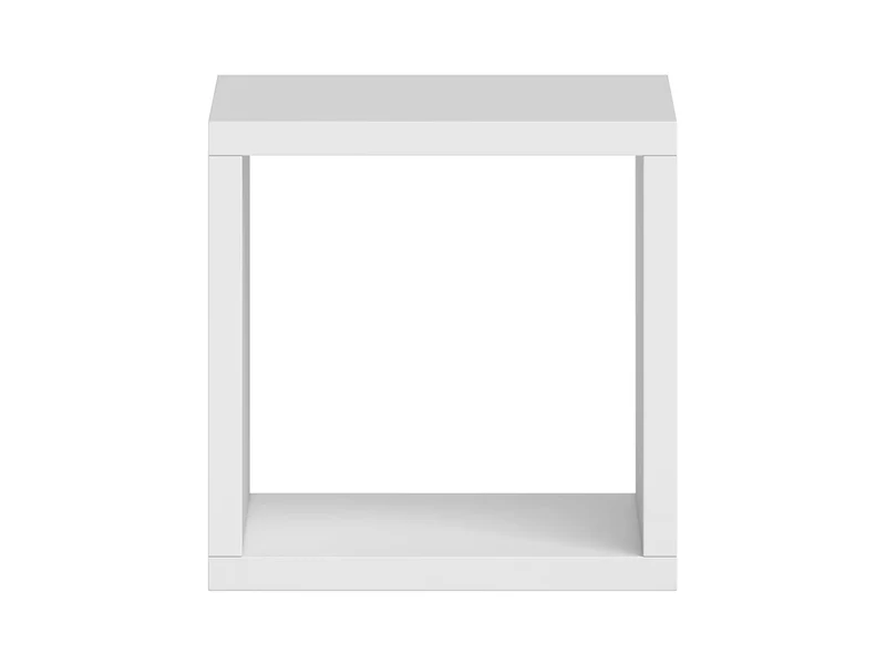 Style I Cube Shelf | White | 41x41x38cm | Open Display Unit | Bedside or Living Room