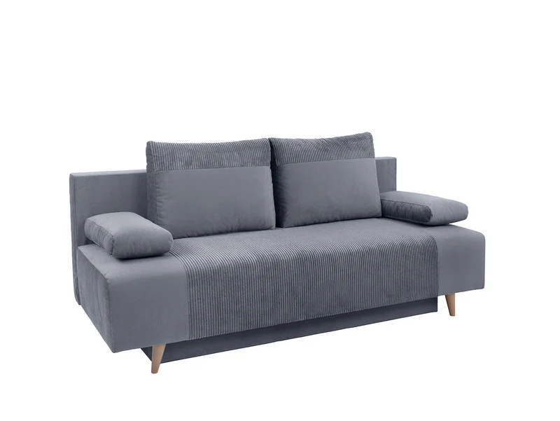 Leon Sofa Bed 191 cm – Bonnell Springs, Assisted Pull-Out, Bedding Storage