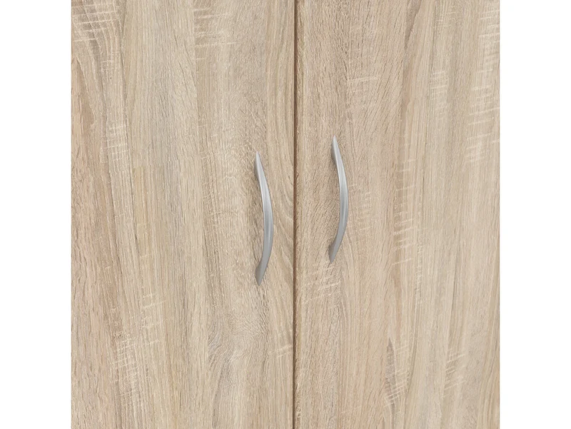 Casao Wardrobe 2-Door with 2 Drawers – Sonoma Oak | Compact Bedroom Wardrobe