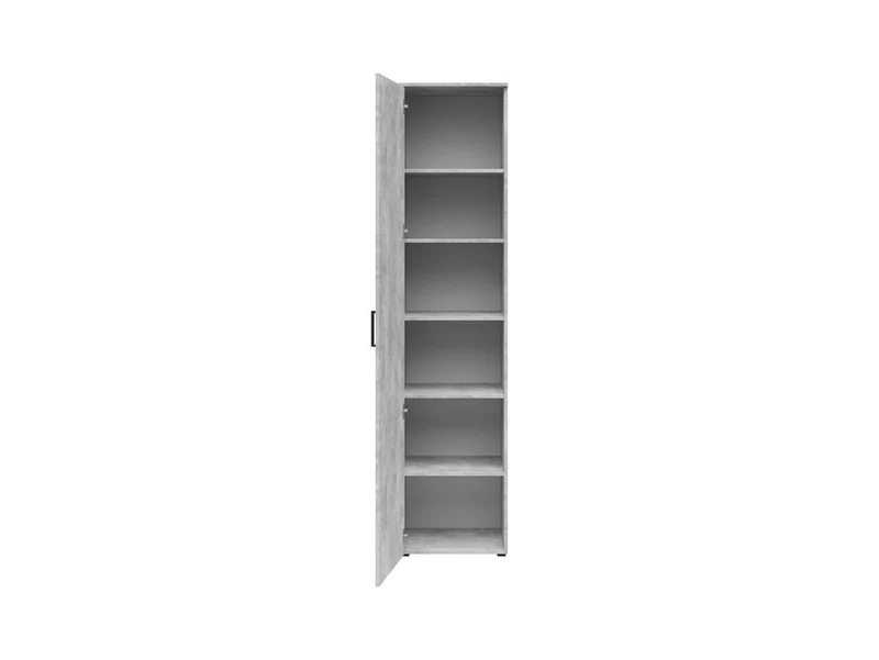 MultiDo Tall Cabinet with Door 45 cm – Light Atelier | 6 Storage Zones