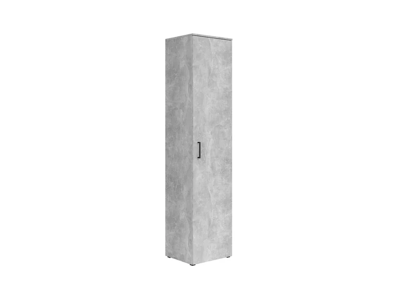 MultiDo Tall Cabinet with Door 45 cm – Light Atelier | 6 Storage Zones