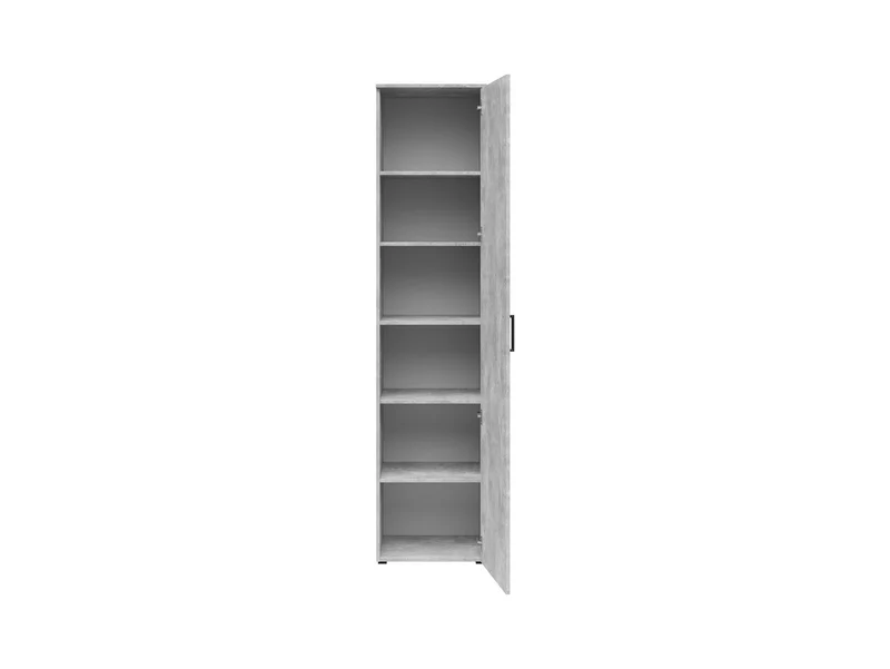 MultiDo Tall Cabinet with Door 45 cm – Light Atelier | 6 Storage Zones