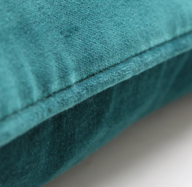 Kissenhülle Velours | turquoise