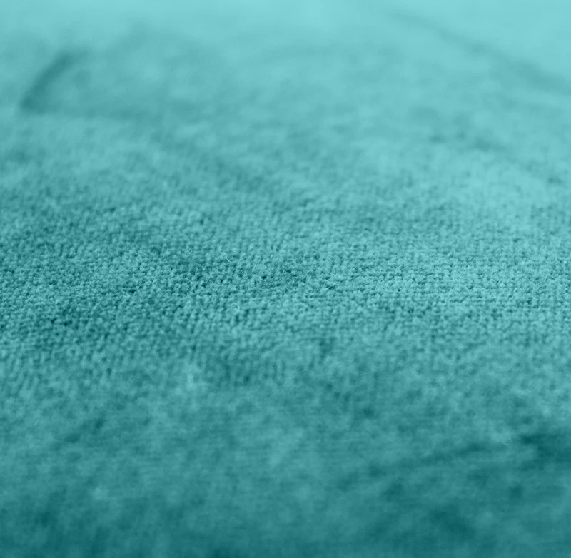 Kissenhülle Velours | turquoise