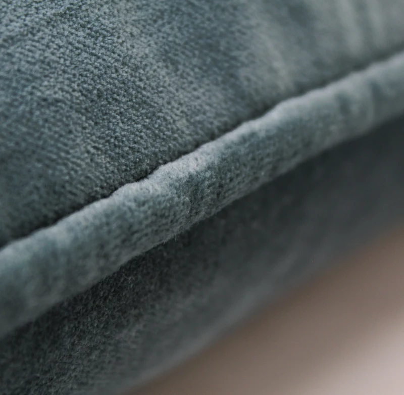 Kissenhülle Velours | steelgrey