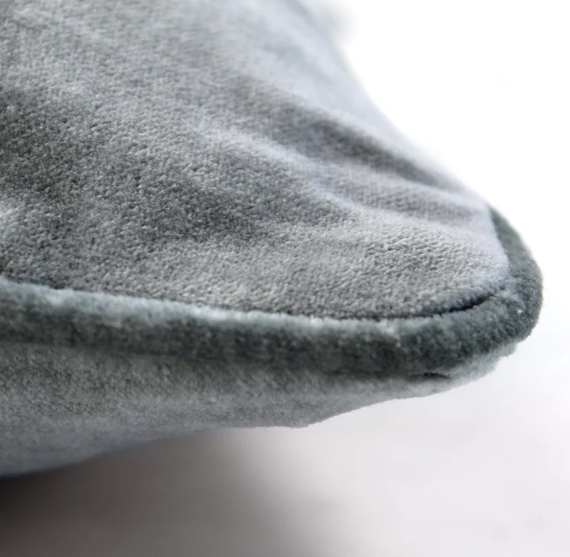 Kissenhülle Velours | softgrey