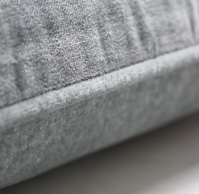 Kissenhülle Velours | softgrey