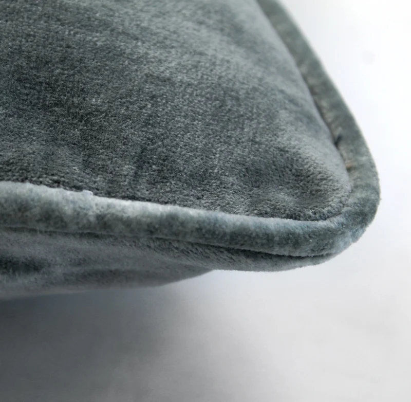 Kissenhülle Velours | silvergrey
