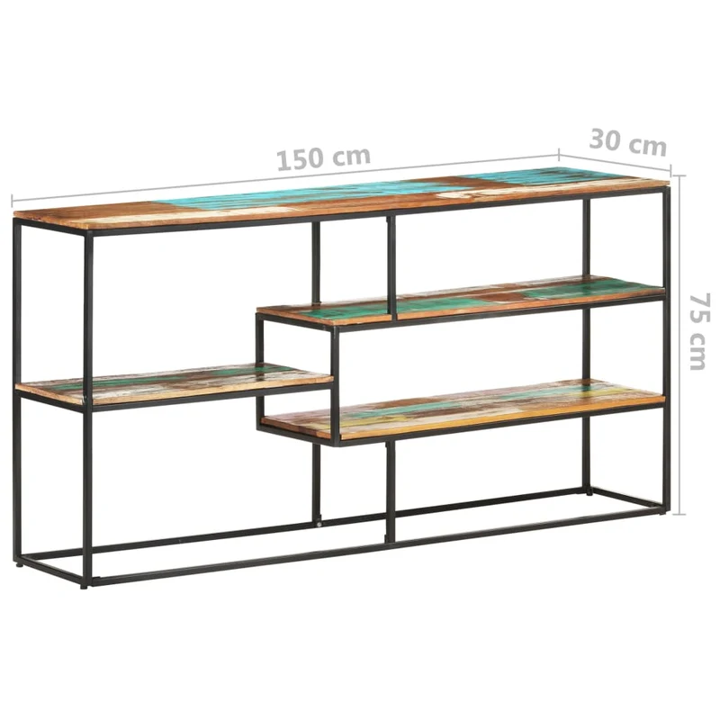 Sideboard 150x30x75 cm Altholz