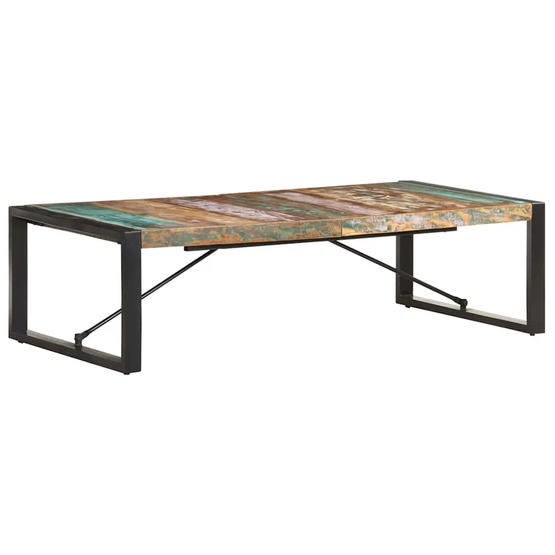 Couchtisch 140x70x40 cm Altholz Massiv