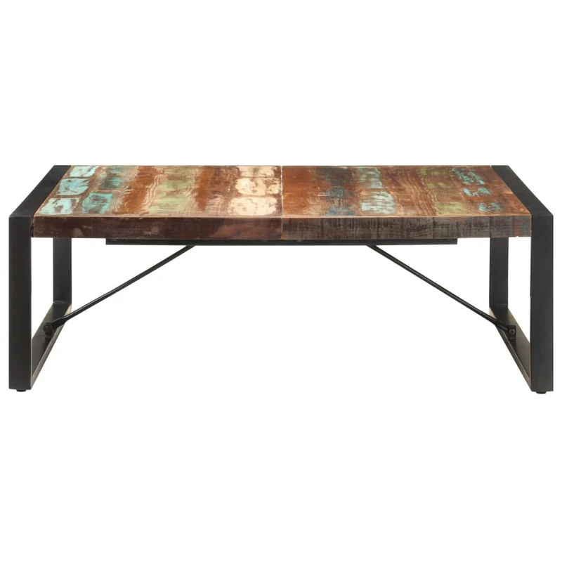 Couchtisch 120x120x40 cm Altholz Massiv