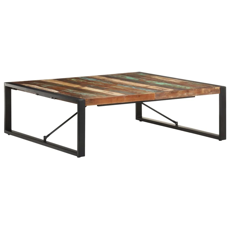 Couchtisch 120x120x40 cm Altholz Massiv